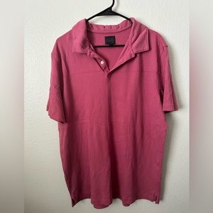 14th & union men’s pink polo - size XL - worn twice